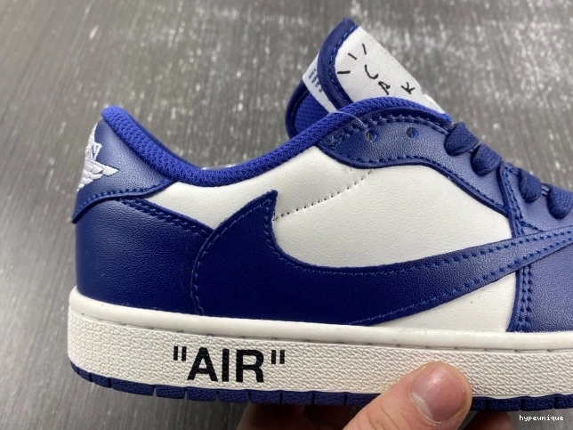 HYPE X X JORDAN 1 OFF-WHITE DM7890-101 SCOTT AIR CUSTOM TRAVIS 0630